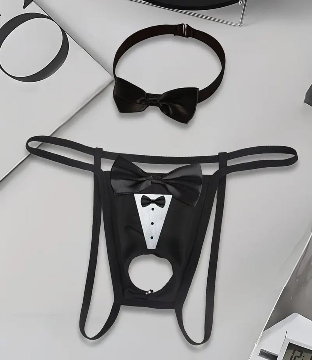 Tanga com papilon para homem