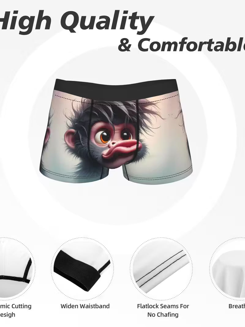 Boxers de Homem com Macaco