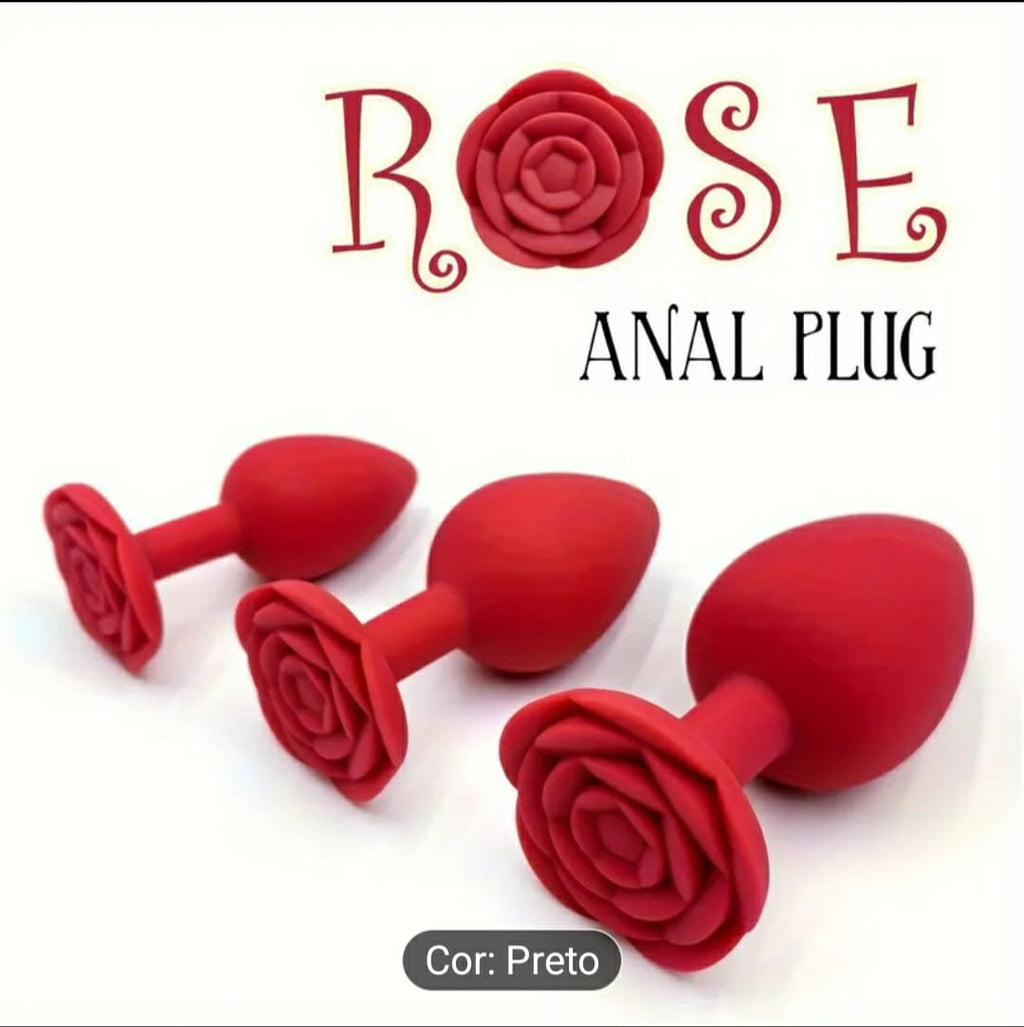 Plug vermelho com rosa