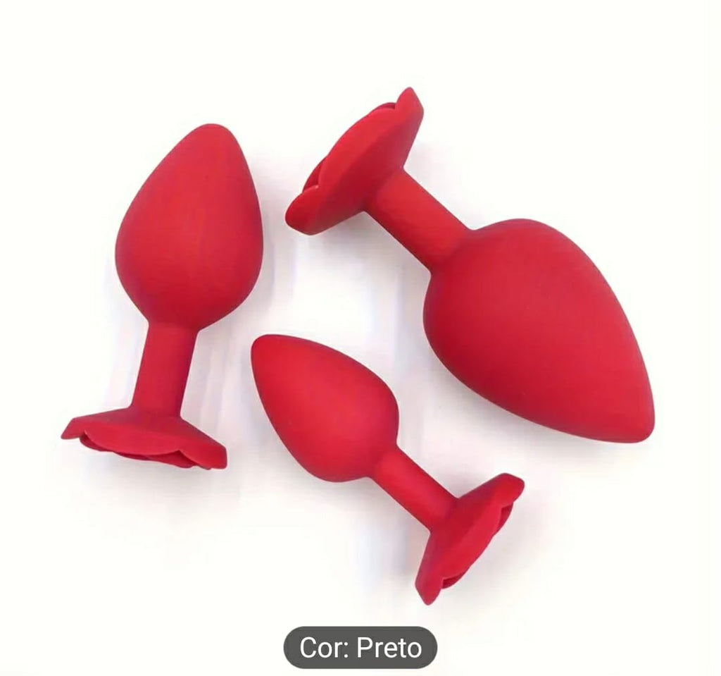 Plug vermelho com rosa