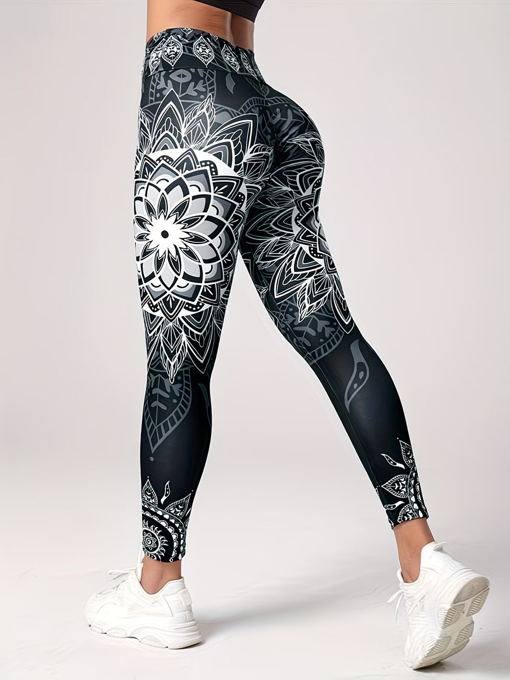 Leggings Justas Pretas Desportivas e Elegantes para Mulher