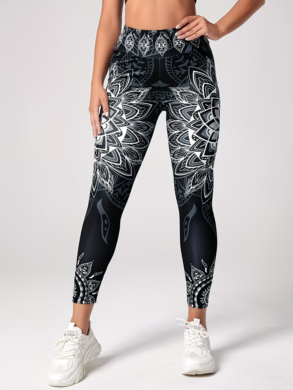 Leggings Justas Pretas Desportivas e Elegantes para Mulher