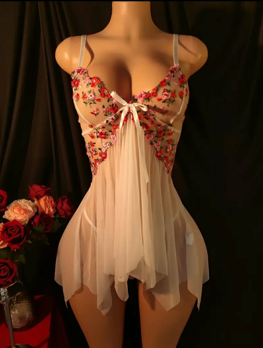 Body Branco Rendido Transparente para Sedução Elegante e Conforto