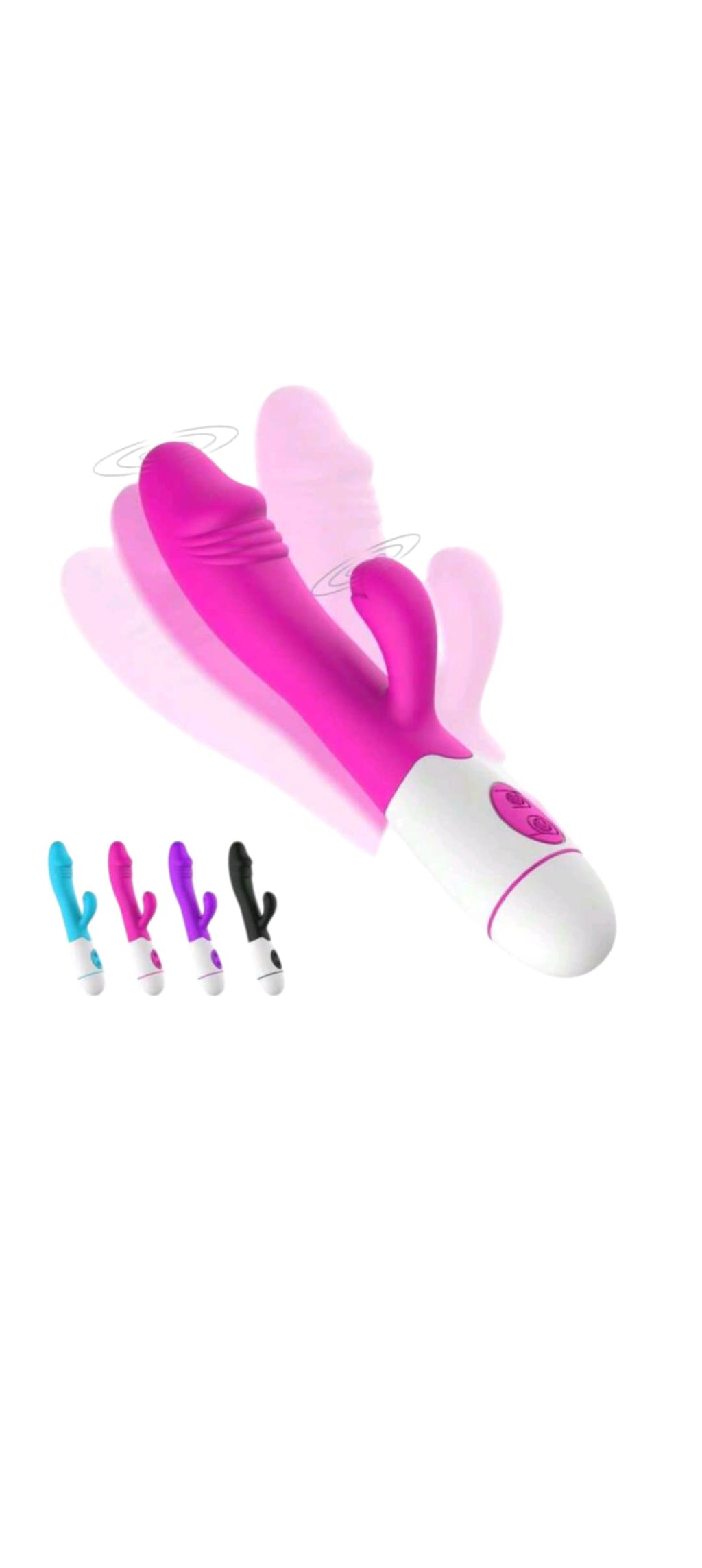 Vibrador com massajador de clitóris XS