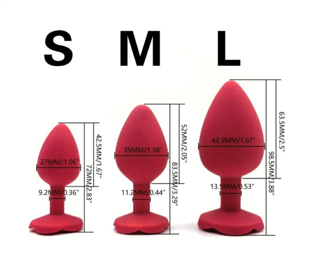 Plug vermelho com rosa