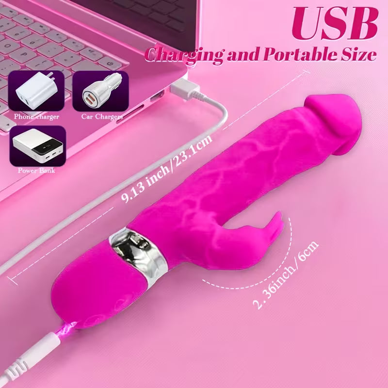 Vibrador Multi funções roxo