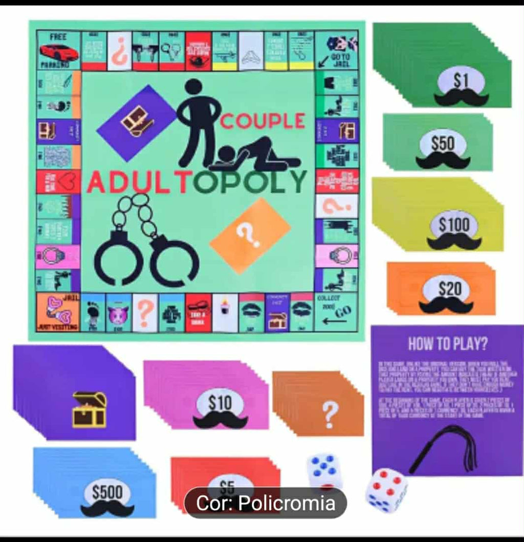Adultopoly jogo erótico
