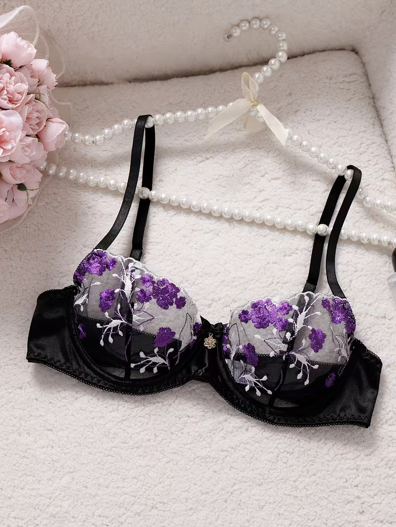 Lingerie Biquíni Transparente Feminina