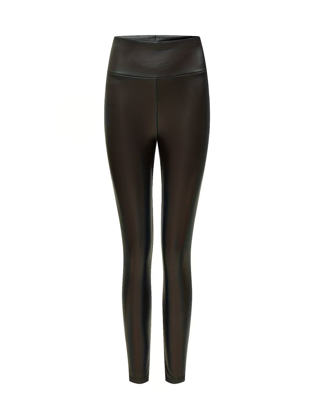Leggings Clássicos Pretos de Cintura Subida