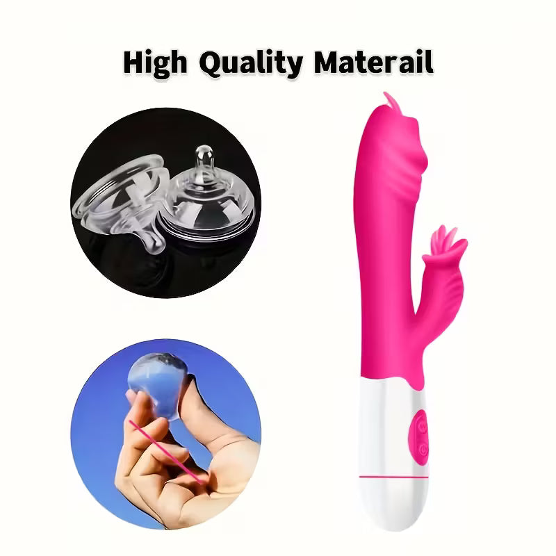Vibrador multi funções com 30 frequências
