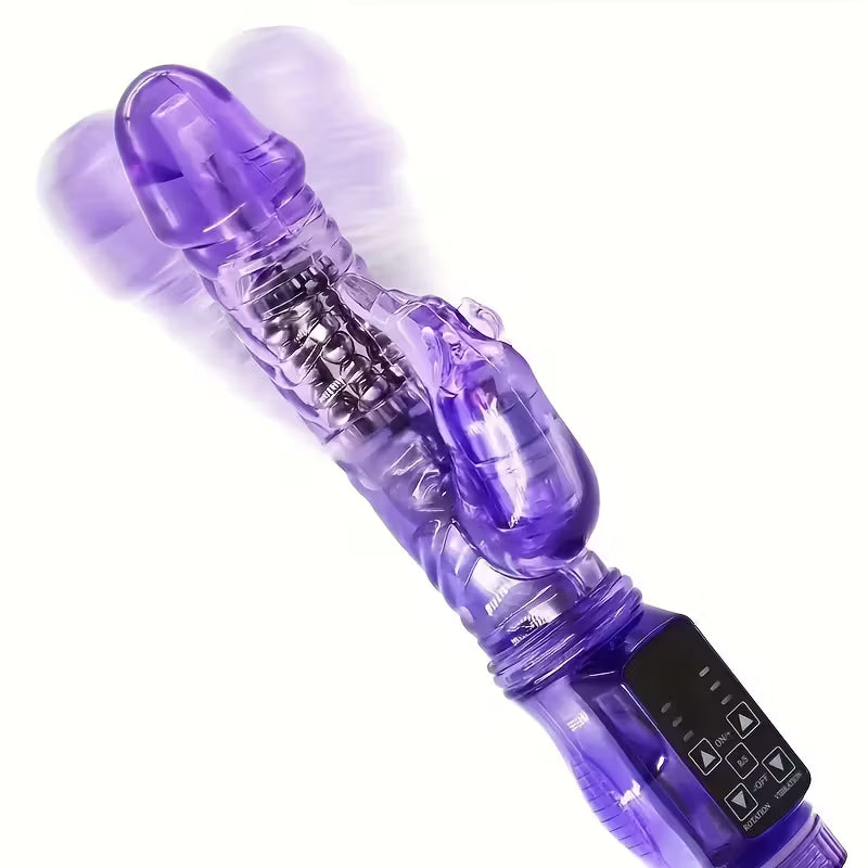 Vibrador Coelho Dildo de Dupla Face
