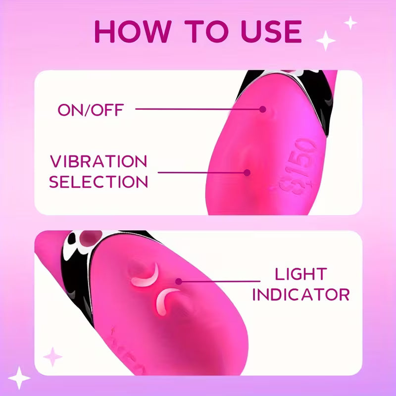 Vibrador Multi funções roxo