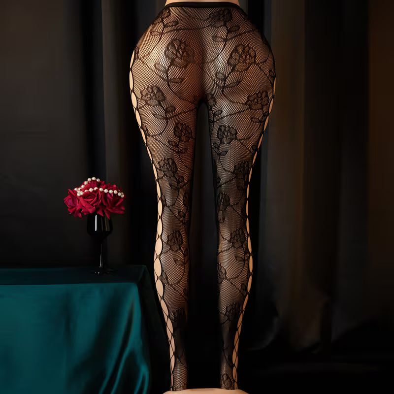 Meias de Rede Sexy Plus Size