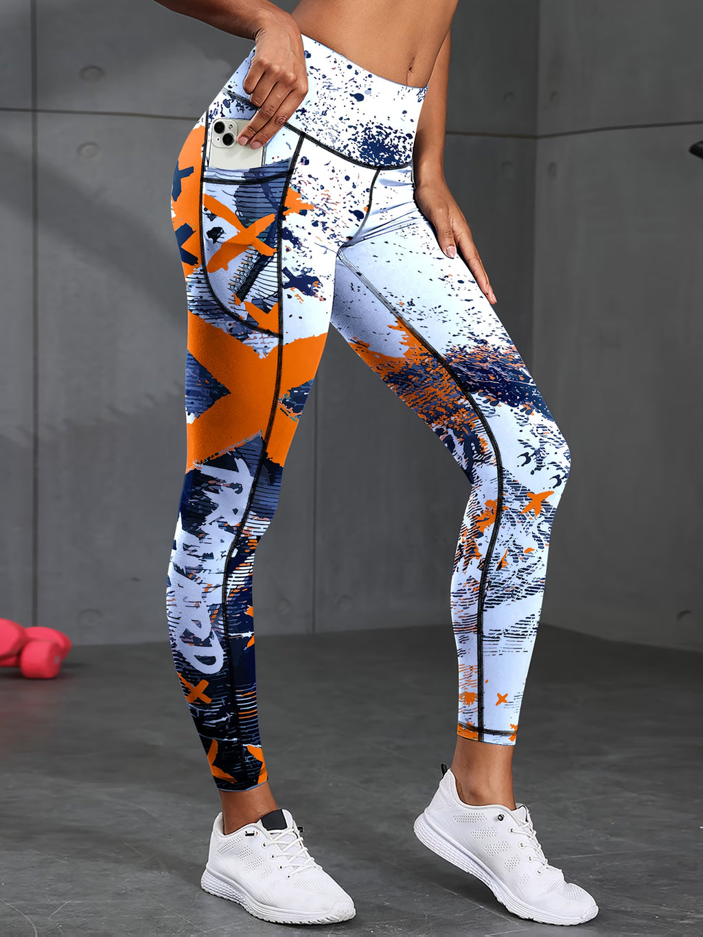 Legging Feminina Esportiva com Bolso Lateral