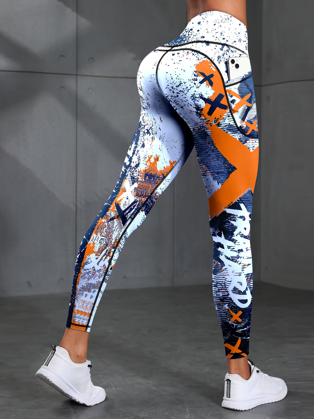 Legging Feminina Esportiva com Bolso Lateral