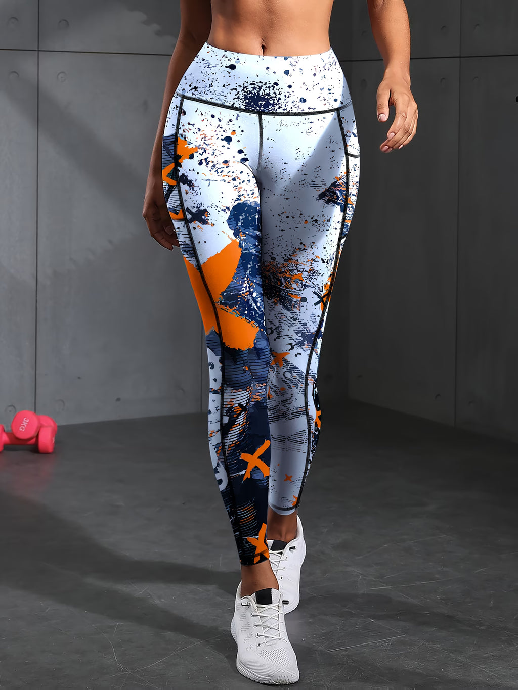 Legging Feminina Esportiva com Bolso Lateral