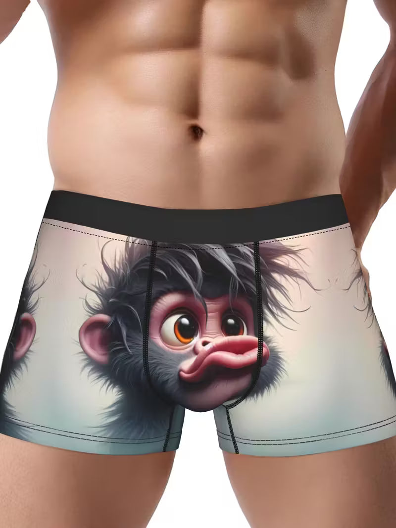 Boxers de Homem com Macaco