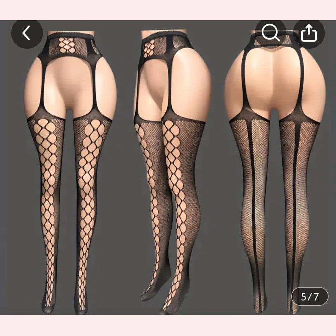 Collants Pretos com cinta
