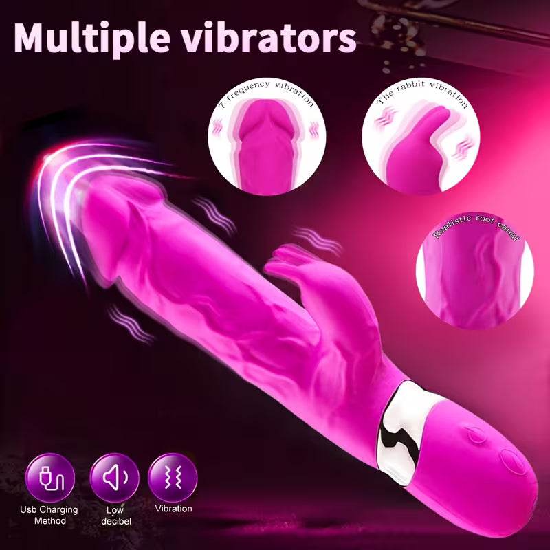 Vibrador Multi funções roxo