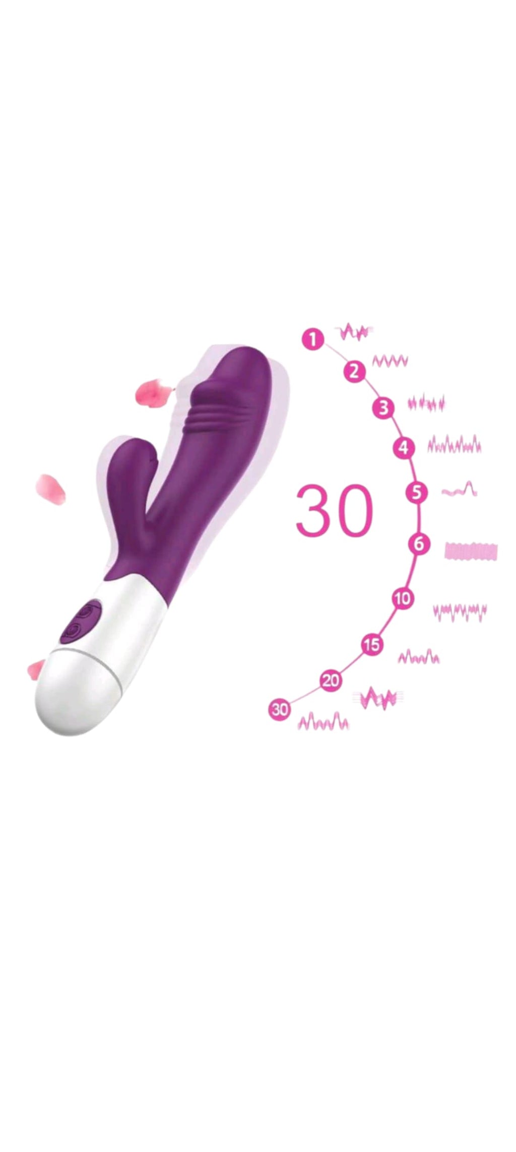 Vibrador com massajador de clitóris XS