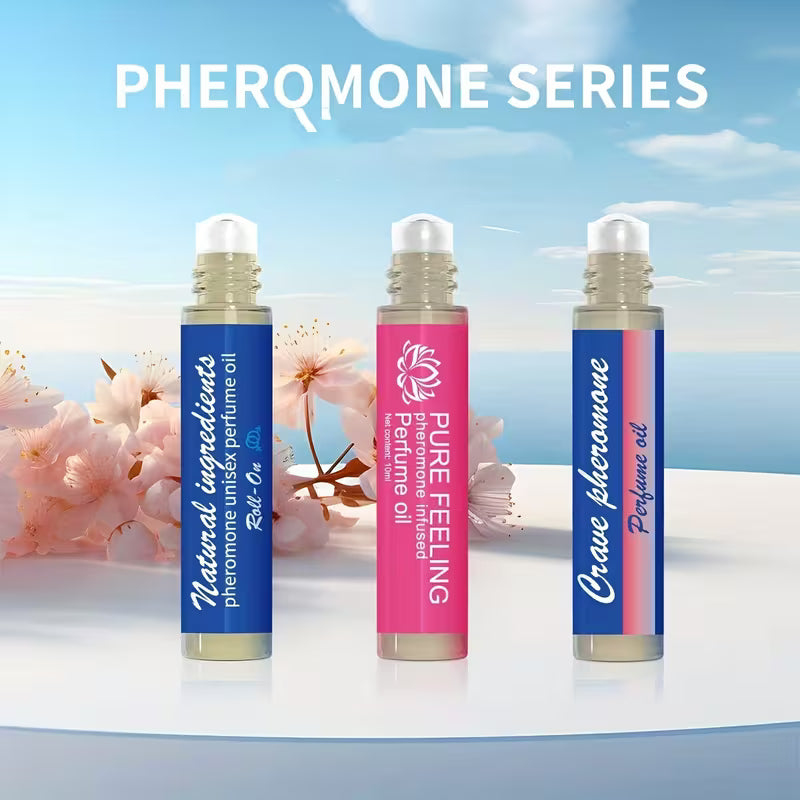 Óleo Roll-On de Feromonas Série Luxo 10ml/0.33fl.oz para Homens e Mulheres