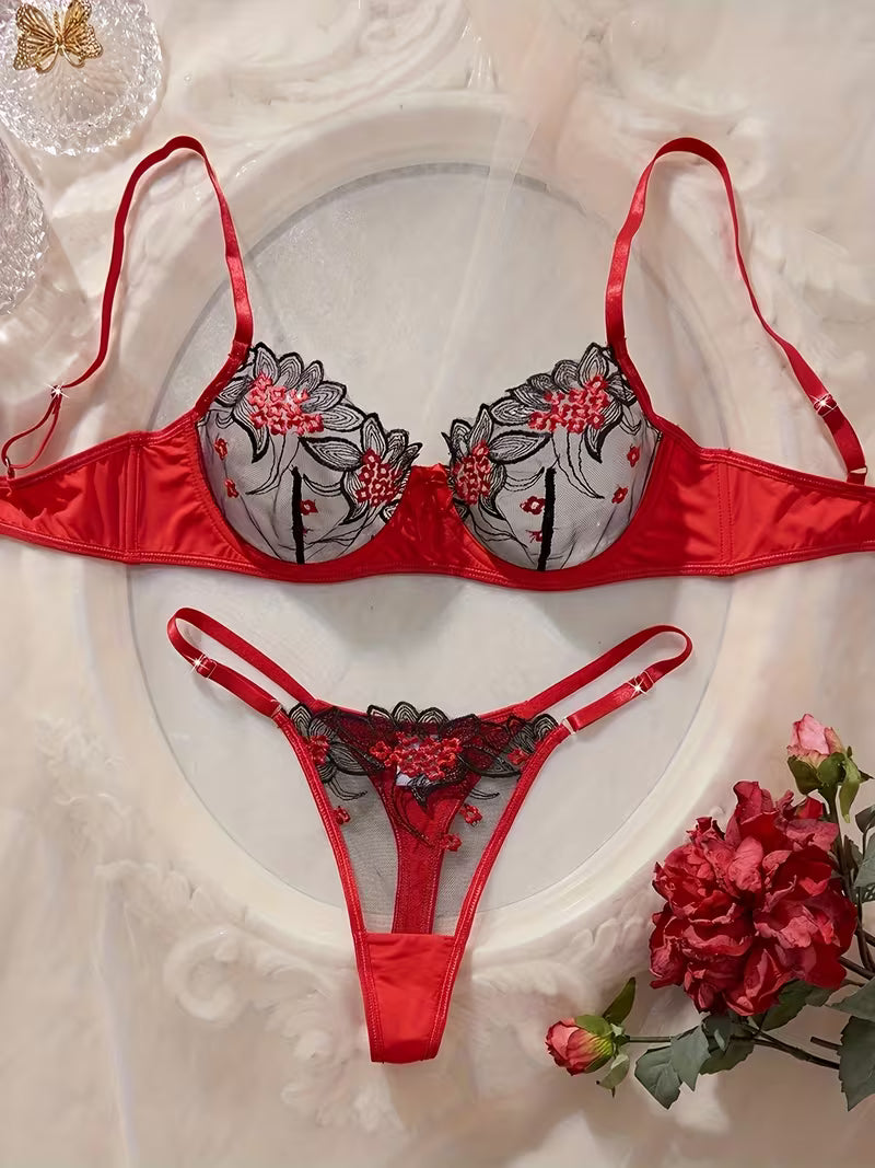 Conjunto de Lingerie de Luxo