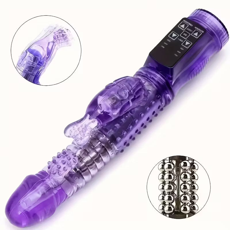 Vibrador Coelho Dildo de Dupla Face