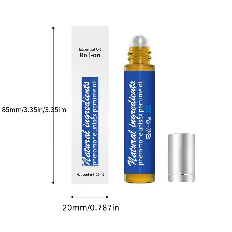 Óleo Roll-On de Feromonas Série Luxo 10ml/0.33fl.oz para Homens e Mulheres