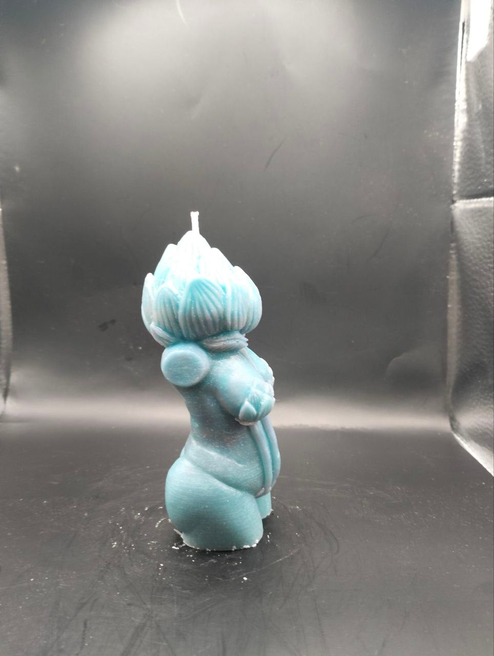 Vela aromática corpo de mulher